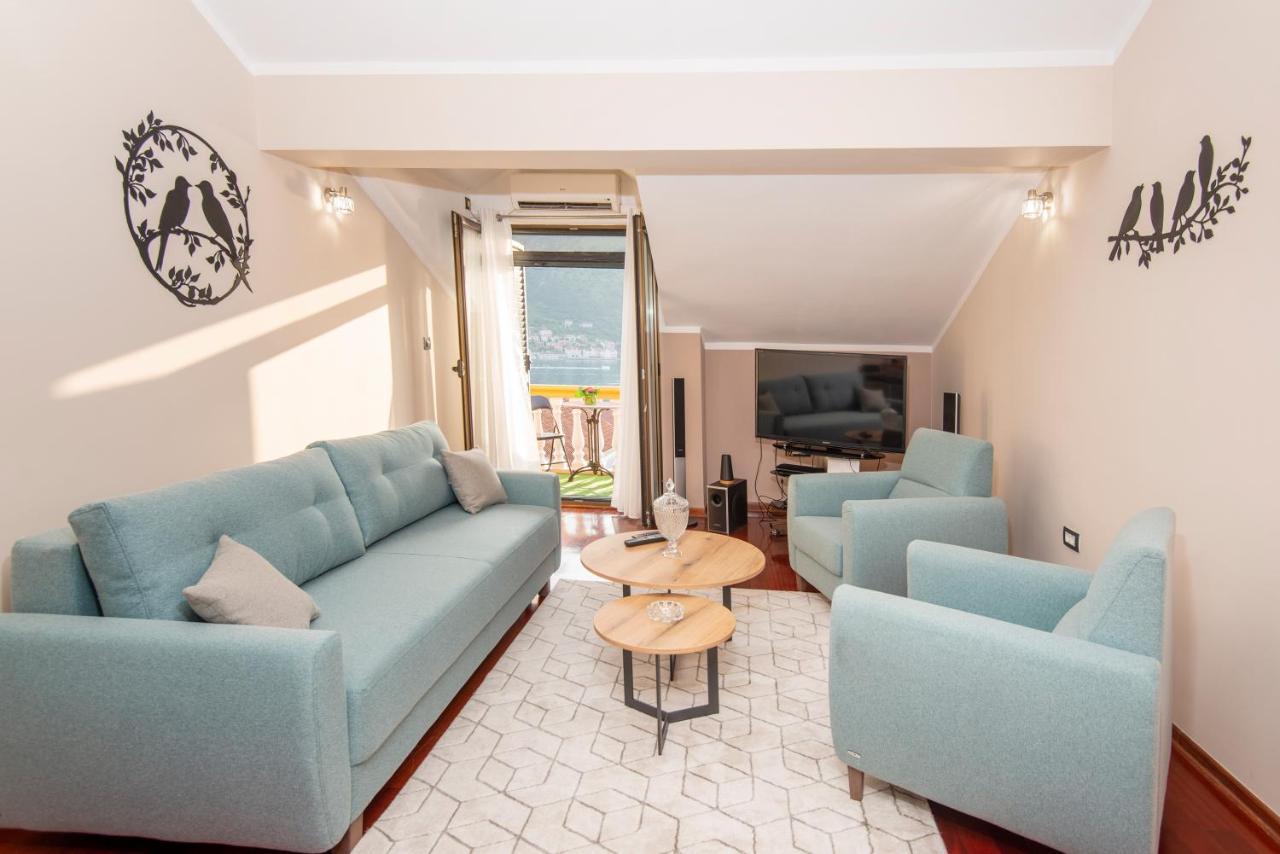 Apartment Ena With Amazing Sea View Kotor Dış mekan fotoğraf